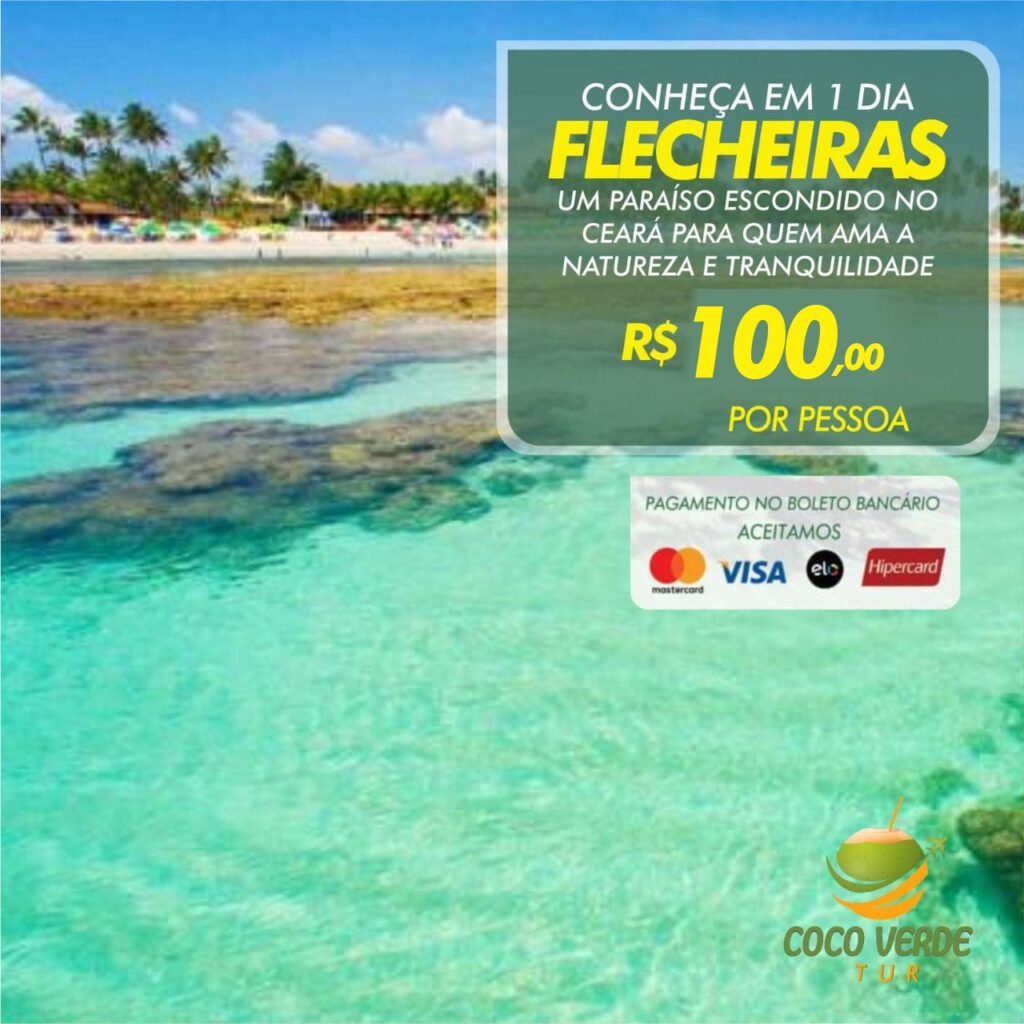 praia de Flecheiras com Coco verde tur
