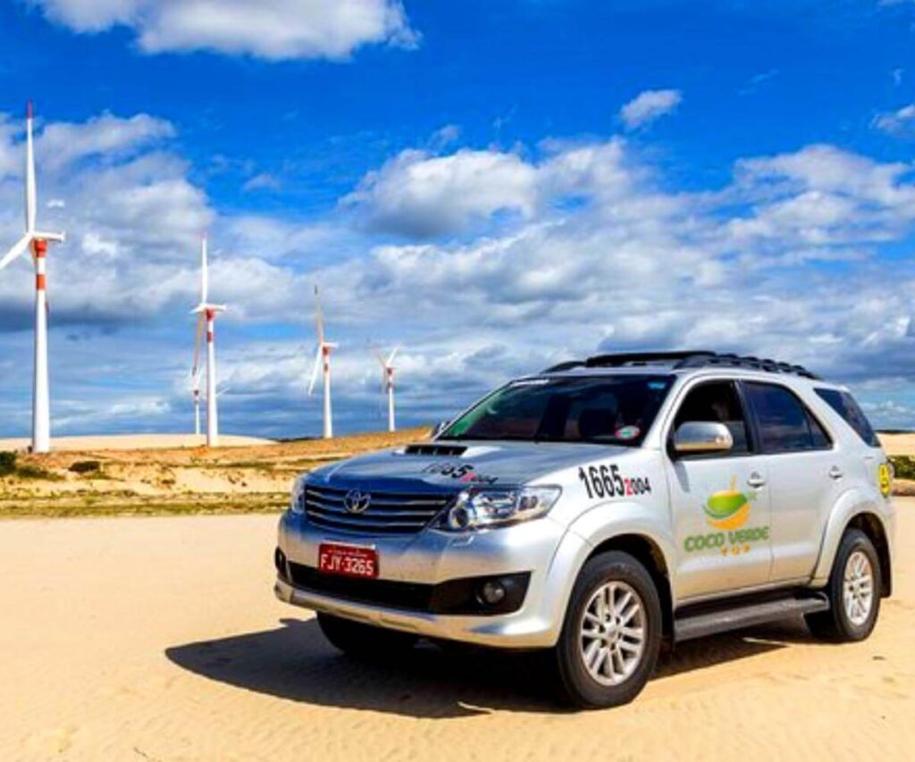 Fortaleza x Jericoacoara privativo 4x4 com Coco verde tur