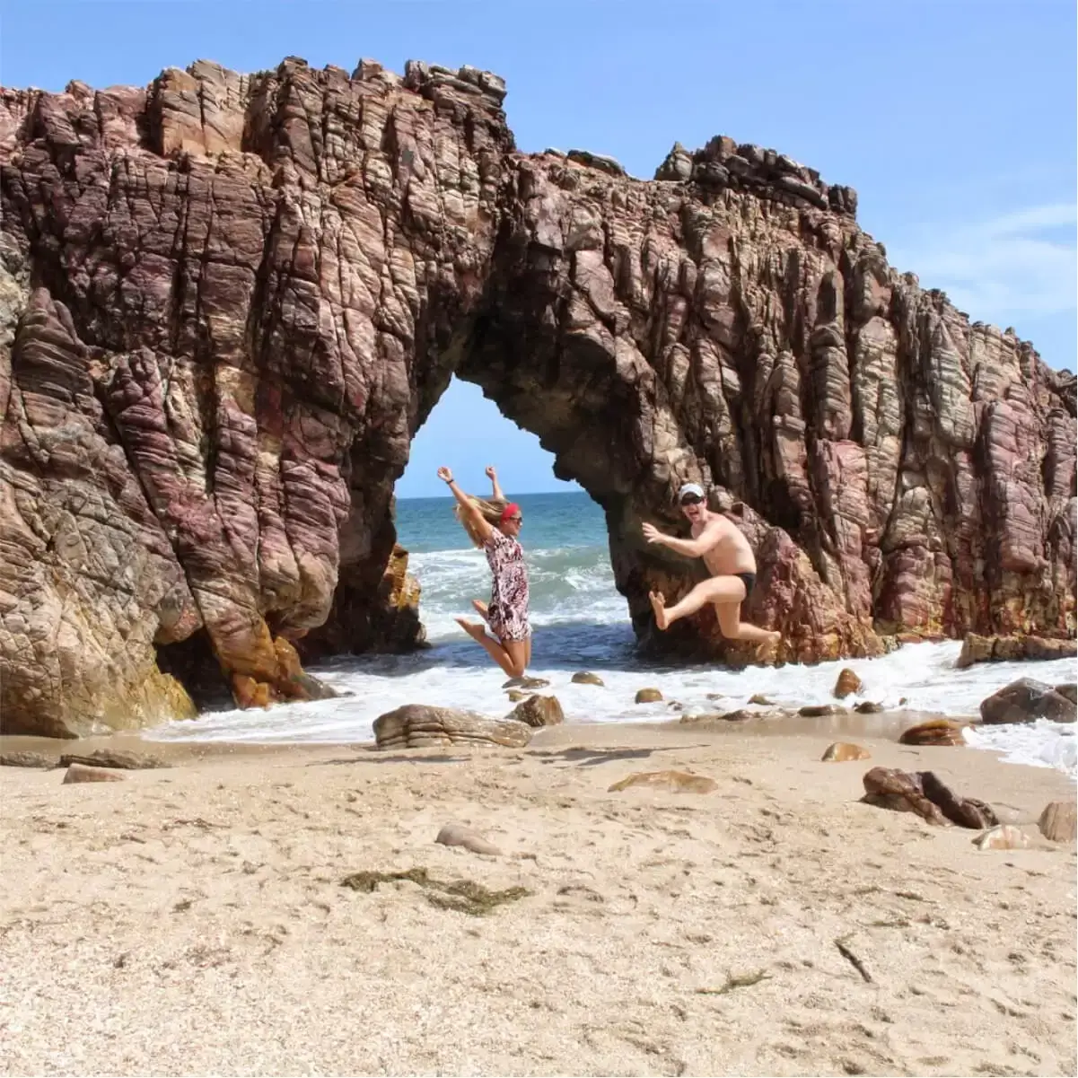 Pedra Furada em Jericoacoara no passeio da Coco Verde Turismo