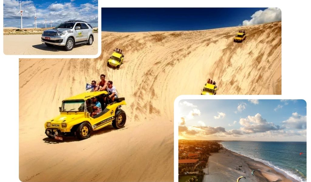 passeio buggy radical na praia do Cumbuco